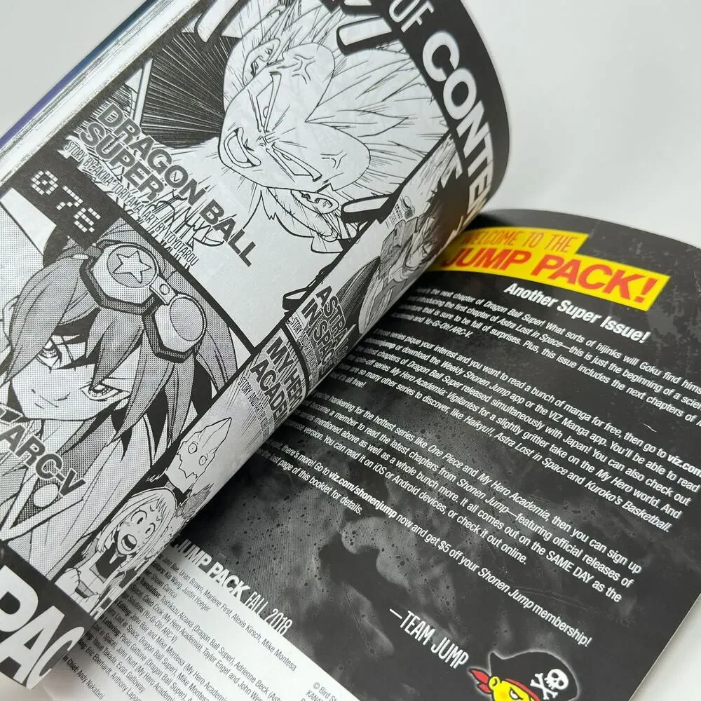 Weekly Shonen Jump Pack Manga Magazine Fall 2018 Dragonball My Hero MHA Yu-Gi-Oh